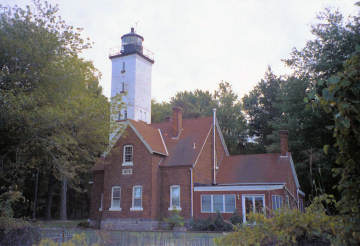1812 lighthouse at Presque Isle, Erie, Pa., Erie, Pa. Photo by N & C Knapp, December, 2005
